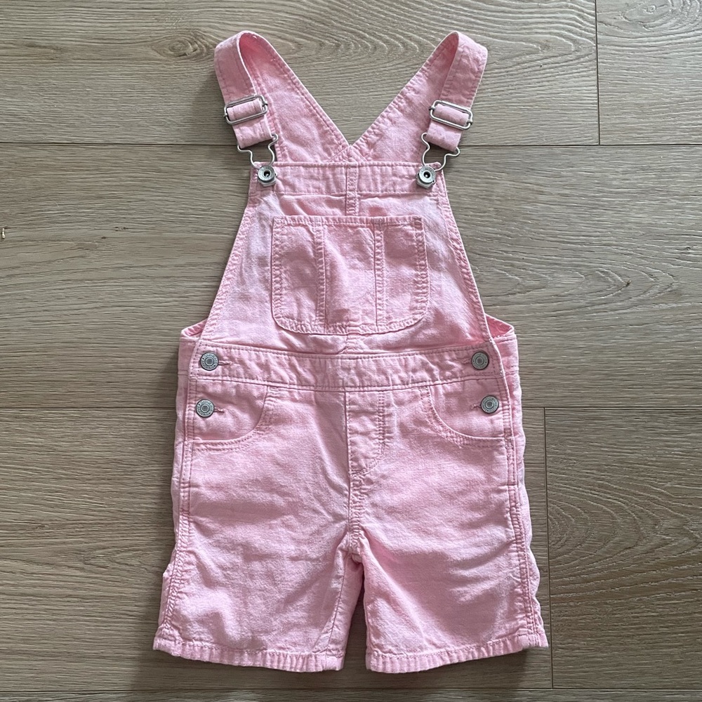 Pink Toddler Girl GAP Overalls